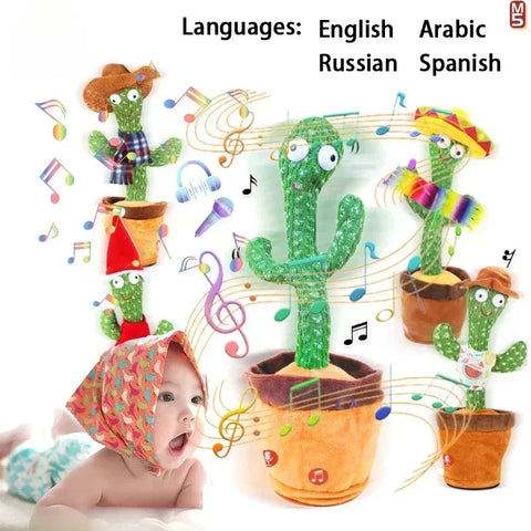 Talking Dancing Cactus Toy | 120 Songs | Recording | 5 Styles | Plüschtier