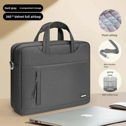 Laptop Bag for Men | 15-16 Inch Leather Briefcase | Vintage Messenger Shoulder Bag