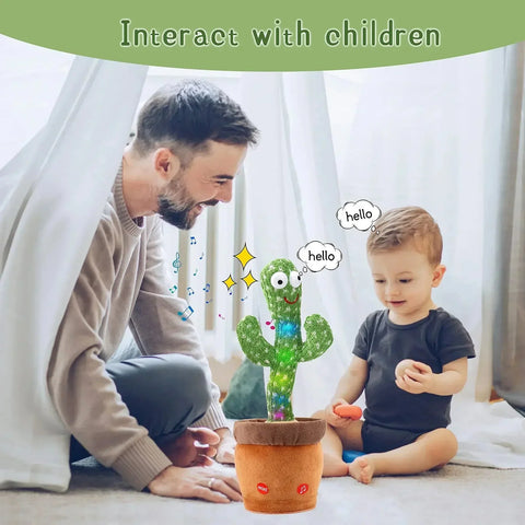 Talking Dancing Cactus Toy | 120 Songs | Recording | 5 Styles | Plüschtier