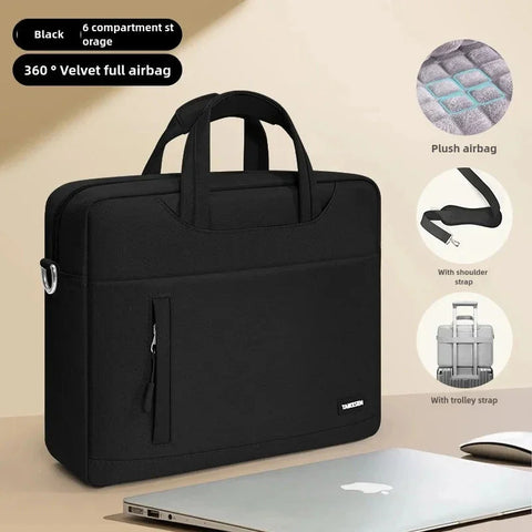 Laptop Bag for Men | 15-16 Inch Leather Briefcase | Vintage Messenger Shoulder Bag