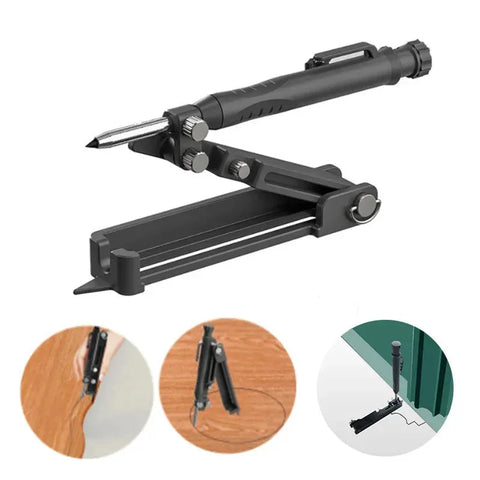8-in-1 Multi-Function Construction Pencil | Scribing Tool | Multifunctional Carpenter Pencil