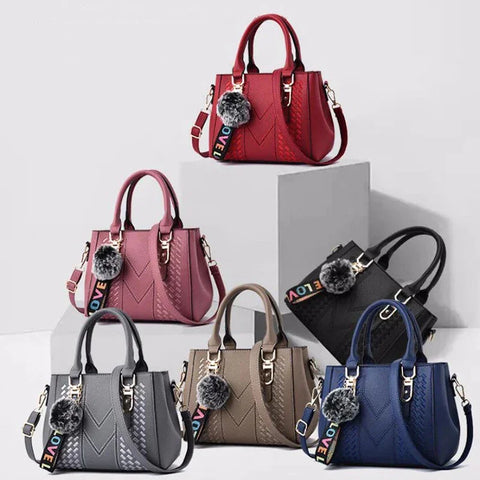 Genuine Leather Handbag | Women's Shoulder Bag | 6 Colors | Echtleder Tasche