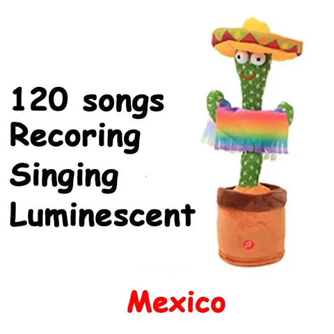 Talking Dancing Cactus Toy | 120 Songs | Recording | 5 Styles | Plüschtier