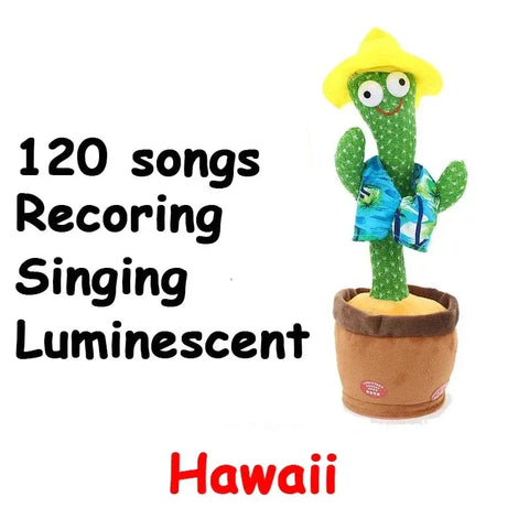 Talking Dancing Cactus Toy | 120 Songs | Recording | 5 Styles | Plüschtier